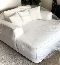 *Brand New* Chaise Lounge with Thick Armrests and Medium-Firm Seat