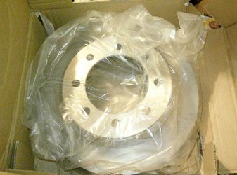 Rear Vented Steel Brake Rotor - For Ford Vans