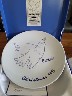 1995 Picasso Masterpiece Editions Christmas Plate