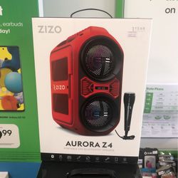 Aurora Z4 Portable LED Bluetooth Speaker With Microphone 