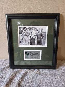 Three Stooges Golf Framed Photo Plaque