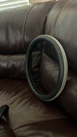 Crystal steering wheel cover