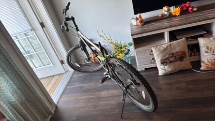 Mountain Bike with Knobby Tires