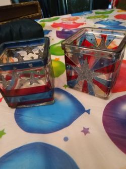 Patriotic Candle Holders