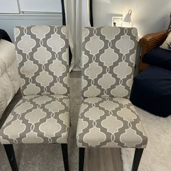 Pair Or Parsons Chairs