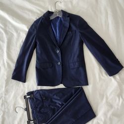 Boy Size 8/10 Navy Blue Suit