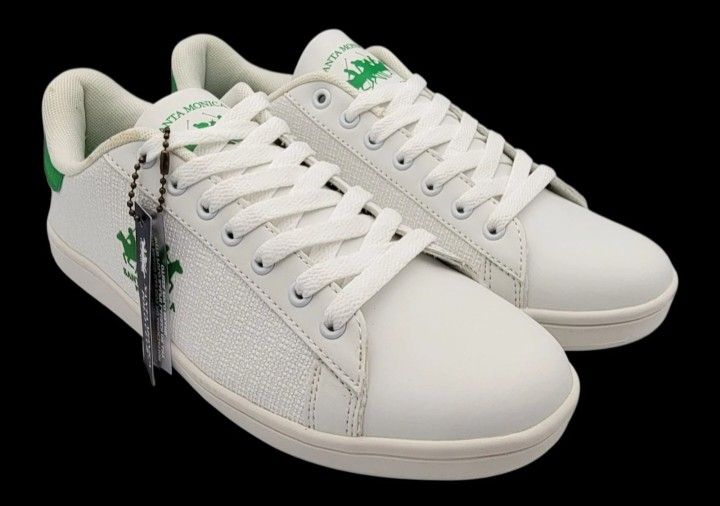POLO Sneakers Santa Monica Polo Club Furman White Men’s Size 9 M Usa