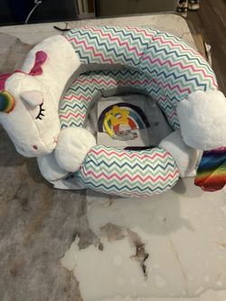 Lovvie & Joy 2-in-1 Tummy Time Mat & Seated Support Pillow,Baby Tummy Time Pillow Support for Newborns and Older Babies,with Detachable Support Pillow