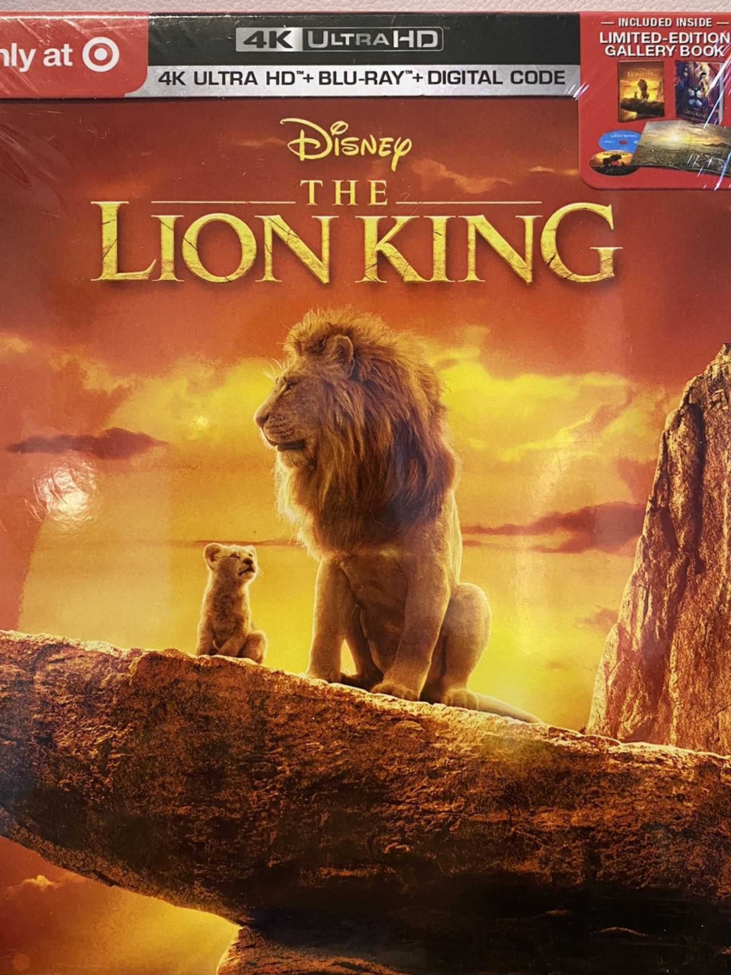 *NEW* The Lion King 4K Ultra HD + BluRay + Digital Code Exclusive Edition