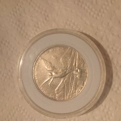 1996 1/2 One ounce of .999 silver, key date, transition year