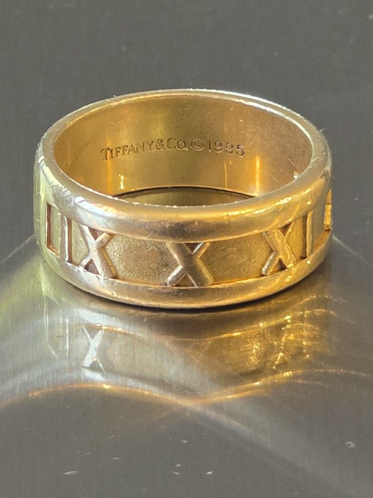 Tiffany & Co 18k Atlas Gold Ring (1995)