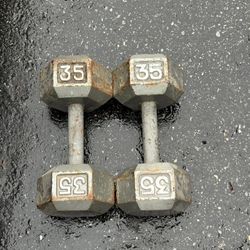 35lb Dumbbells 