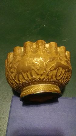 African bronze Bowl