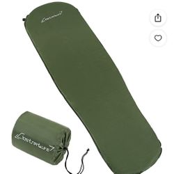CLOSTNATURE Self Inflating Sleeping Pad - Insulated Foam Camping Mat 2'' Thick, Lightweight Inflatable Mattress for Backpacking, Tent, Hammock