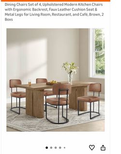 Set of 4 office/dining chairs