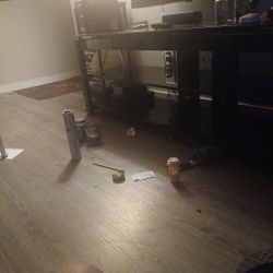 Large Black Glass Tv Stand 