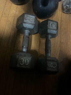 30 dumbbells