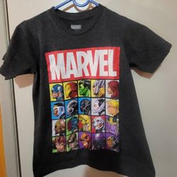 Boys Marvel Grey Tshirt