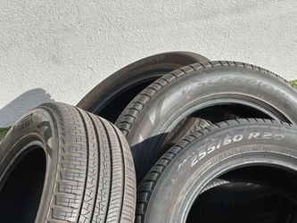 SET OF FIVE Pirelli Scorpion Zero Tires 255/60R20 All Season Land Rover Ranger Rover Defender