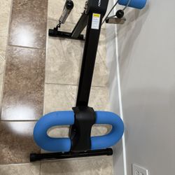 MERACH Abdominal Trainers Adjustable Ab Machine Full Body Workout for Home Gym Foldable Knee Protection Abdominal Exercise Machine for Home Core Ab Ex