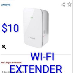 LINKSYS  WI-FI  EXTENDER 