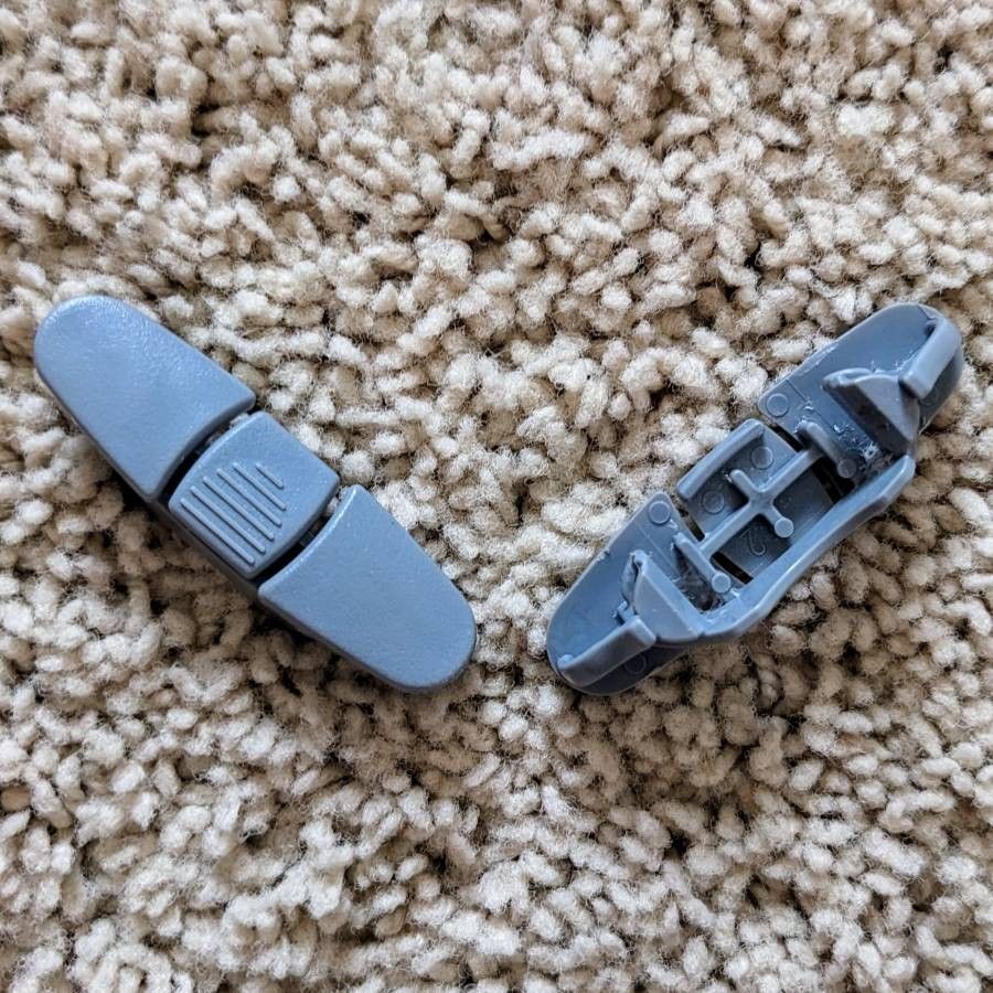 Kenmore dishwasher upper dishrack slide rail stop clip replacement parts