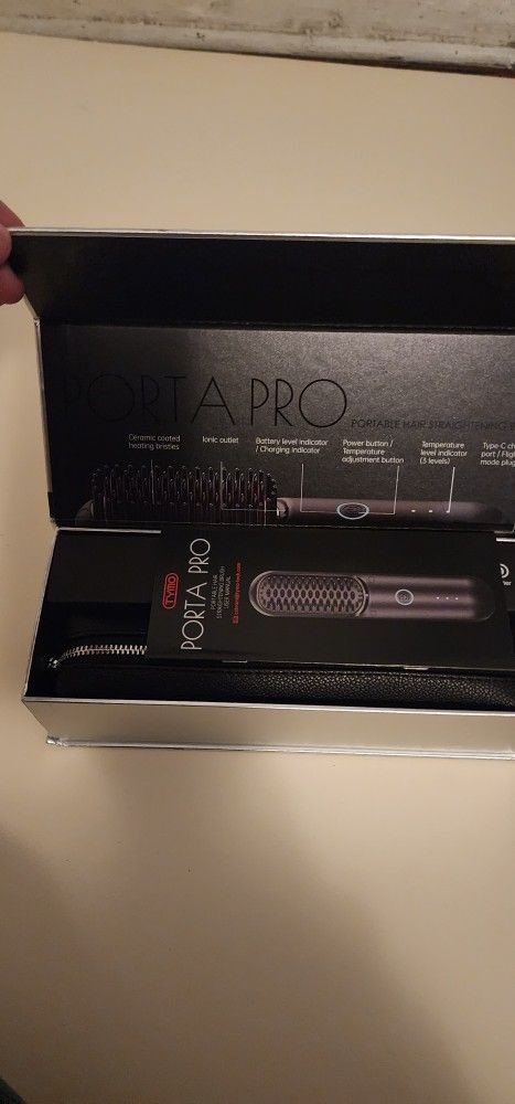 TYMO Porta - Portable Hair Straightening Brush