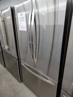 $644 (THIS WEEK ONLY: 50% OFF FRENCH 3 DOOR REFRIGERATORS) LG 27Cu Ft 36 W