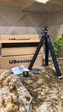 UBeesize Phone Tripod Pro S, Flexible Desk Stand with Wireless Remote, Mini Holder for Camera and GoPro