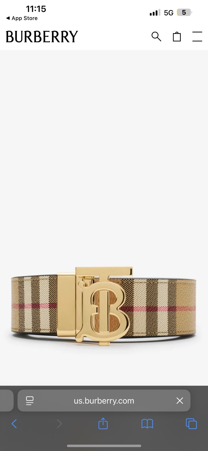 Burberry Belt 