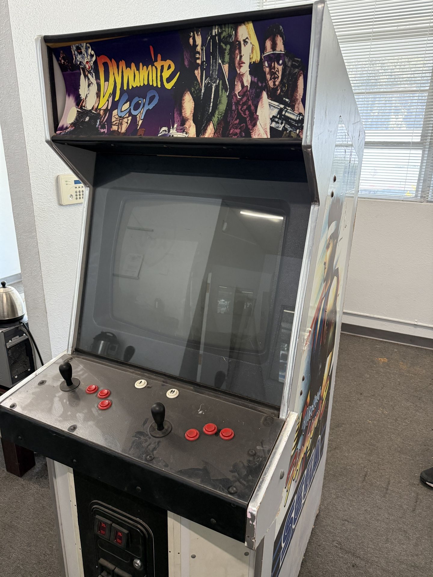 Dynamite Cop Arcade Machine Cabinet
