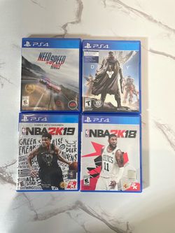 PS4 Game Bundle – Need for Speed Rivals, Destiny, NBA 2K18 & 2K19