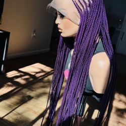 360 Braided Corn Row Wig 