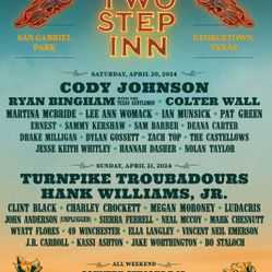 Texas Two Step Inn Country Music Festival Wristbands 