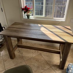 Boone Mountain Craftsman Oak Dining Table And Chairs