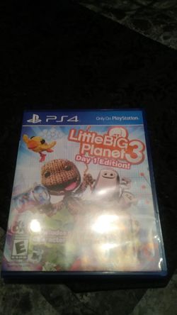 Ps4. Little big planet 3