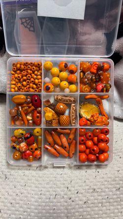 Orange Tone Beads