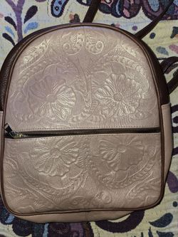 Mexican Learher Pink Bag