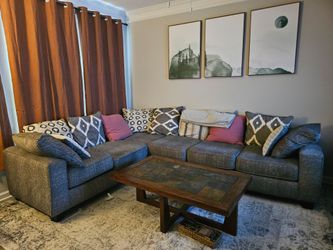 Couch and coffee table