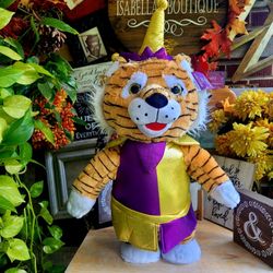 Way To Celebrate Mardi Gras Plush Tiger Greeter