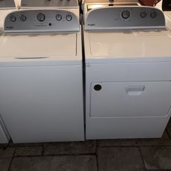 Whirlpool Washer And Electric Dryer Set (Free Delivery Installation Warranty)