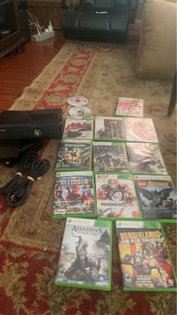 XBOX 360 with 15 GAMES 150