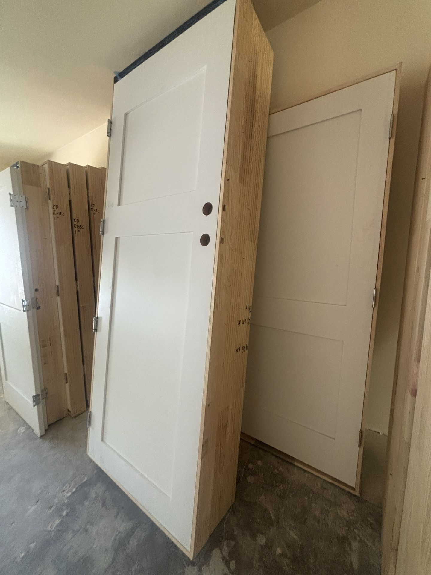Fire rated 2 panel shaker Door
