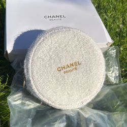 Chanel Makeup Pouch Blue Women Gift Regalos Mujer Valentine MRSP $120