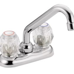 Moen 4975 Chrome Two-Handle Laundry Faucet, One Size