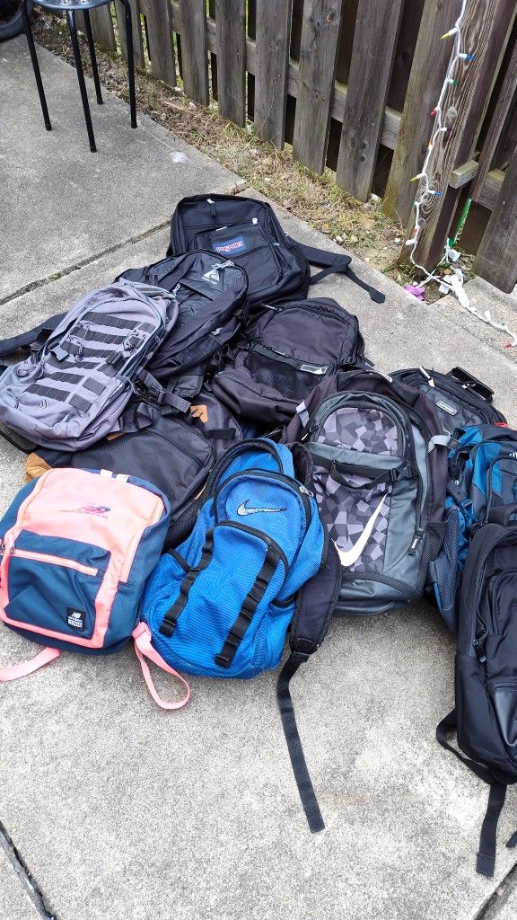 Gently Used Backpacks!!!! Nike, Outdoor,Adidas,Puma