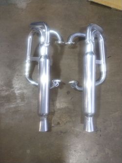 Vw Empi Ceramic Coated Dual Dune Buggy Exhaust $200 new has slight scratches