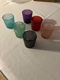 Tealight candle holder glass