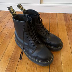 Black Doc Martens Boots with Bouncing Soles