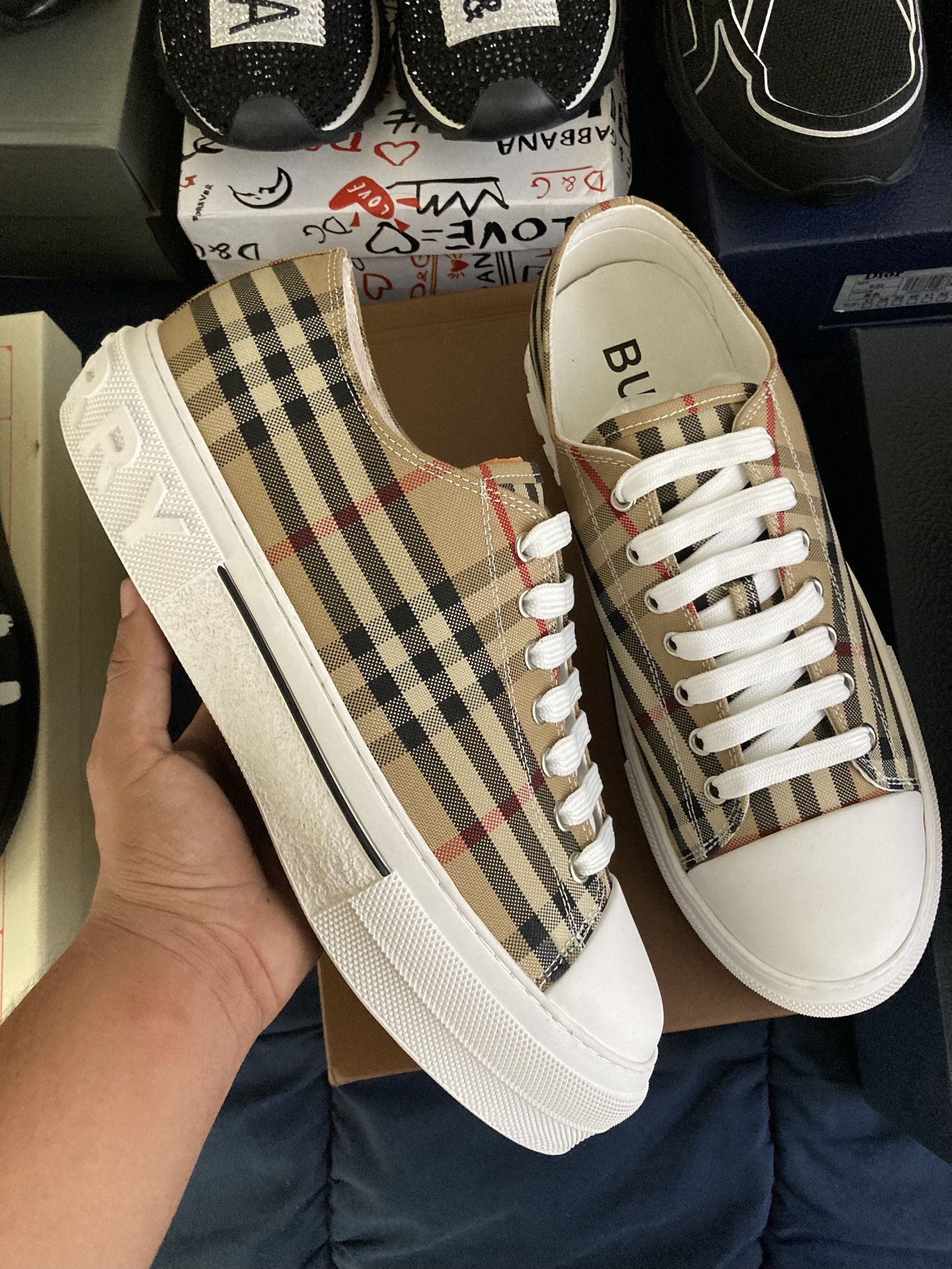 Burberry Brown Shoes For Men 
